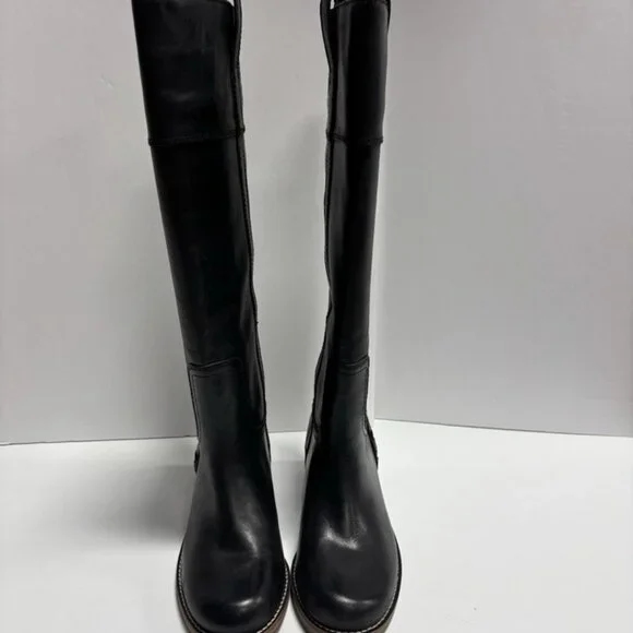 Lucky Brand Women’s Hidranja Black Knee High Boots, Size 6.5 M